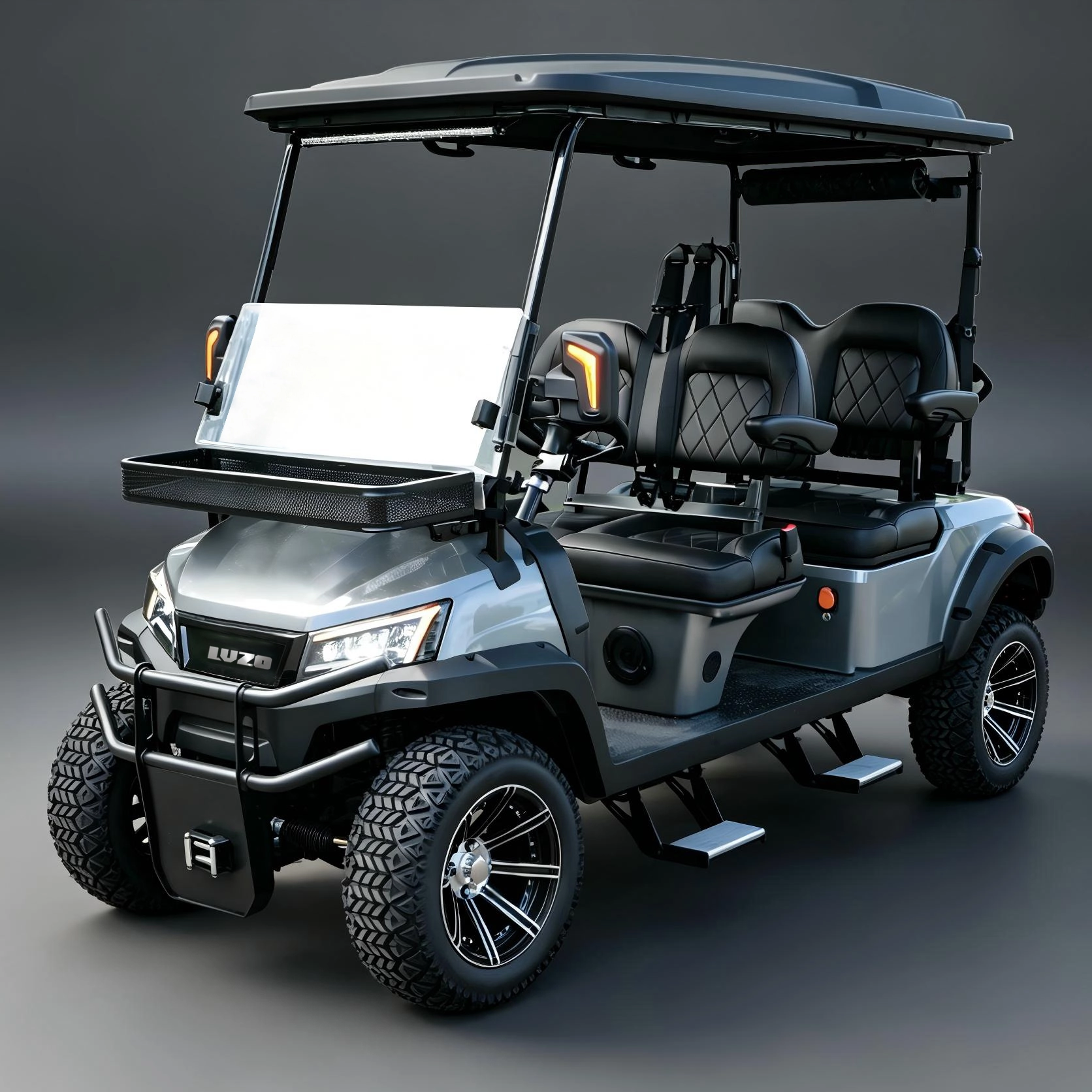 Luxury 4 Seater Electric Golf Cart for Villa, Park & Private Areas