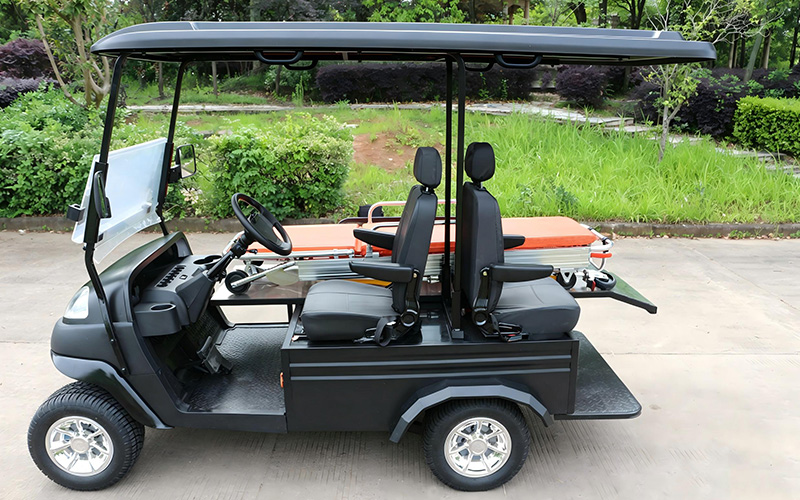 Custom medical electric golf cart for first responder rescue